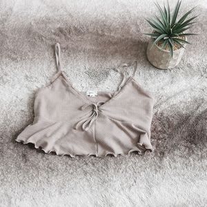 Garage size small, crop tank!